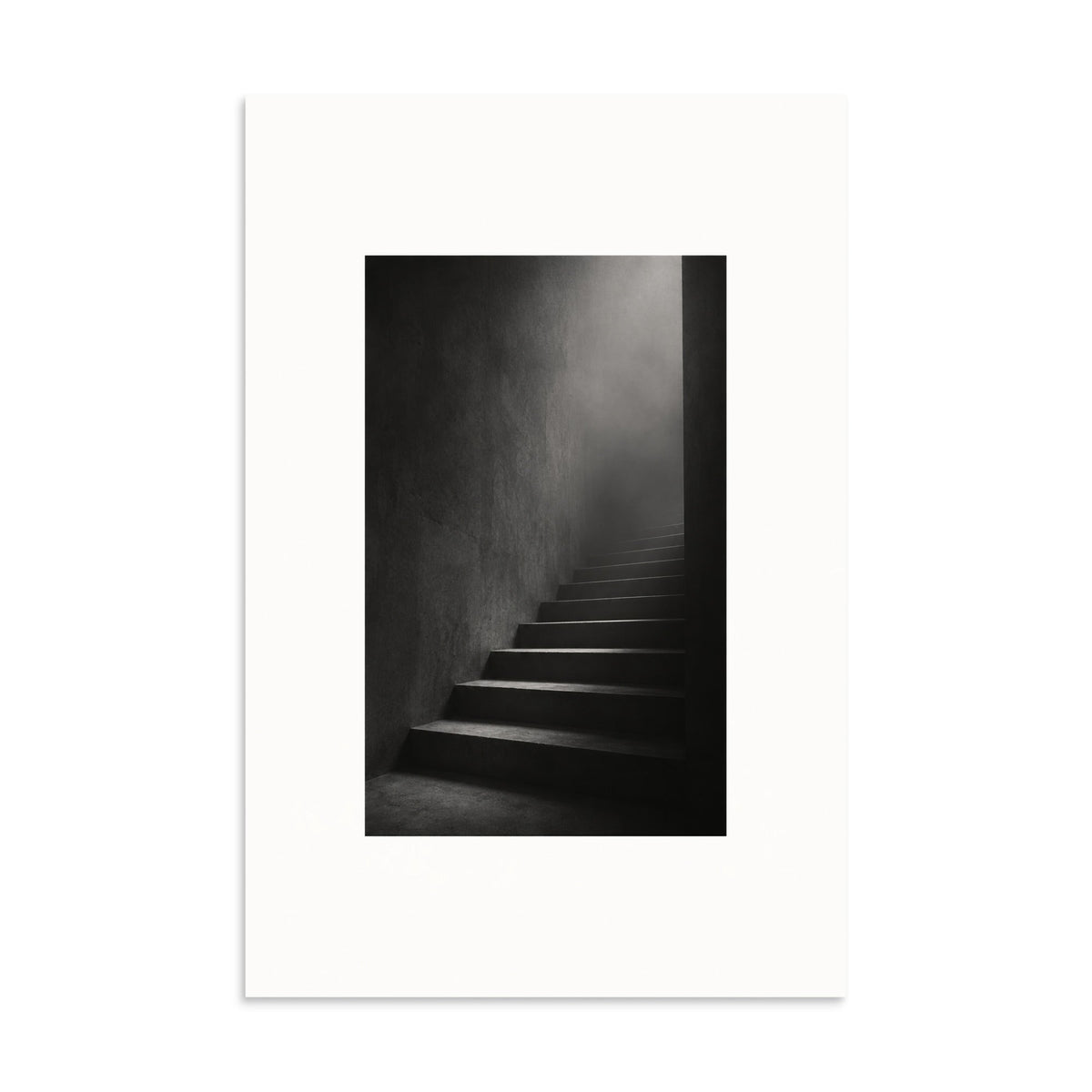 Silent Ascent art poster, 16×24 in — front view