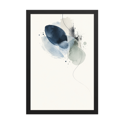 Blue Echo | color:black | size:12x18 | view:front