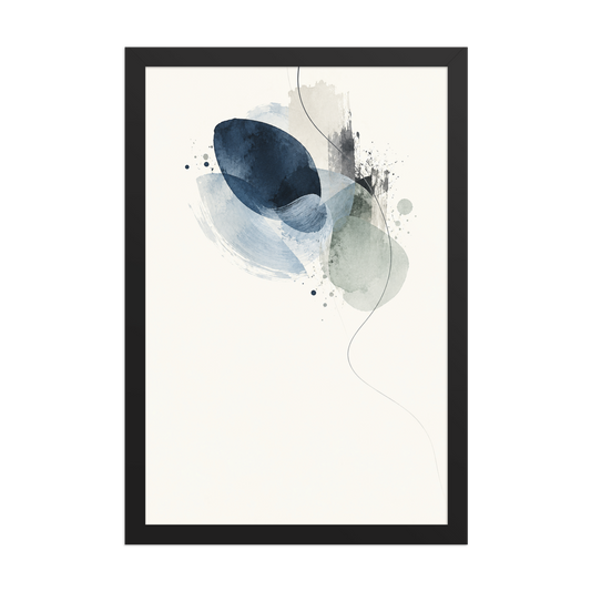 Blue Echo | color:black | size:12x18 | view:front
