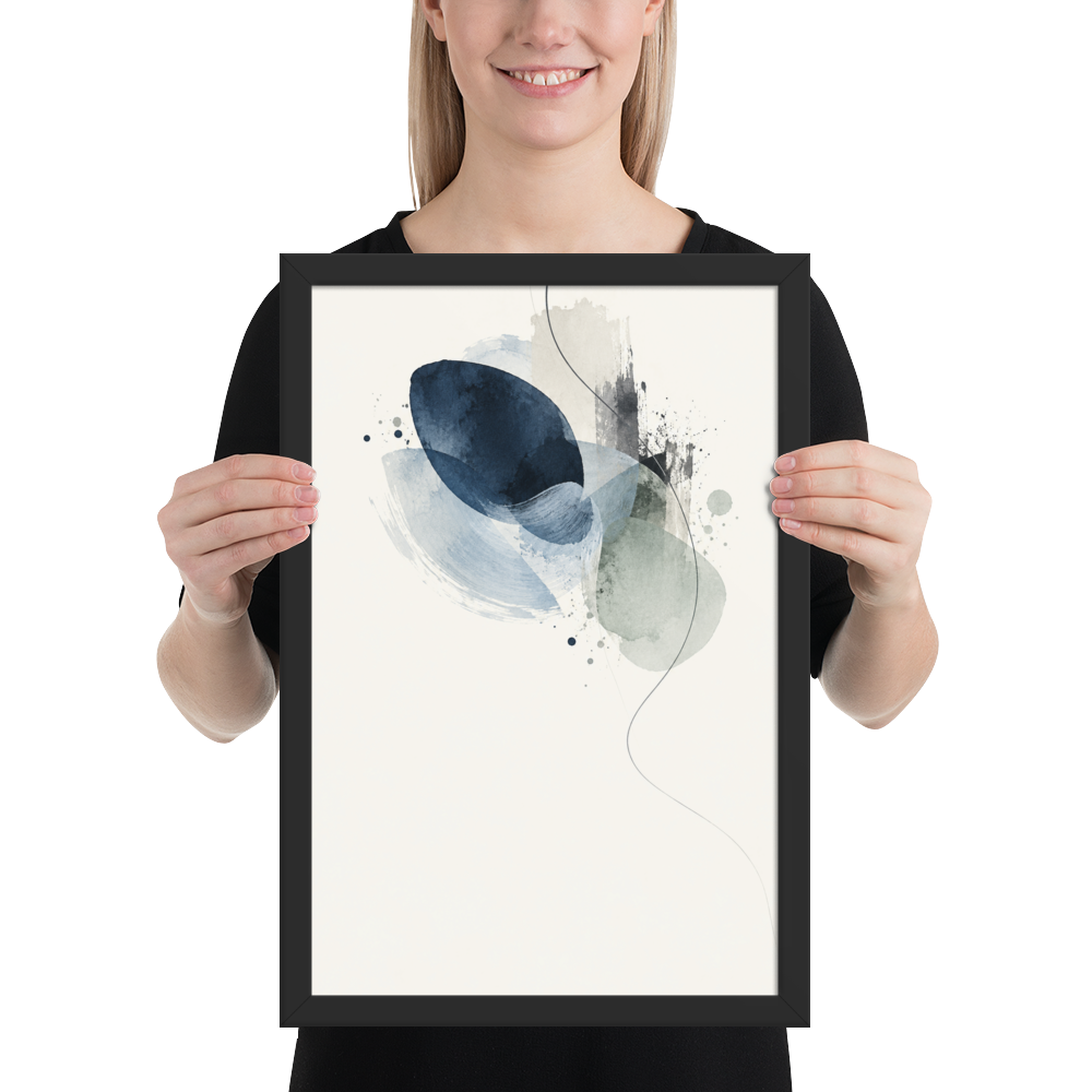 Blue Echo | color:black | size:12x18 | view:person