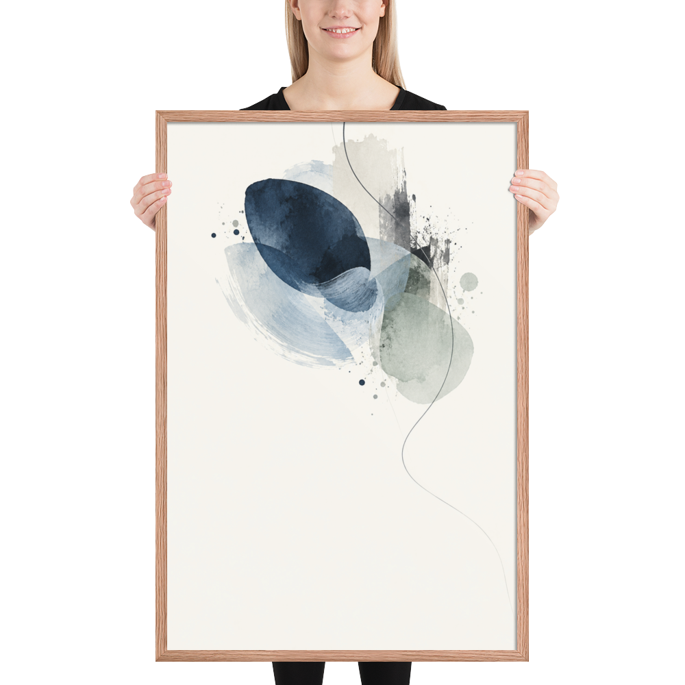 Blue Echo | color:red-oak | size:24x36 | view:person