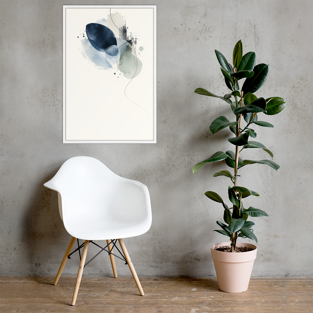 Blue Echo | color:white | size:24x36 | view:lifestyle