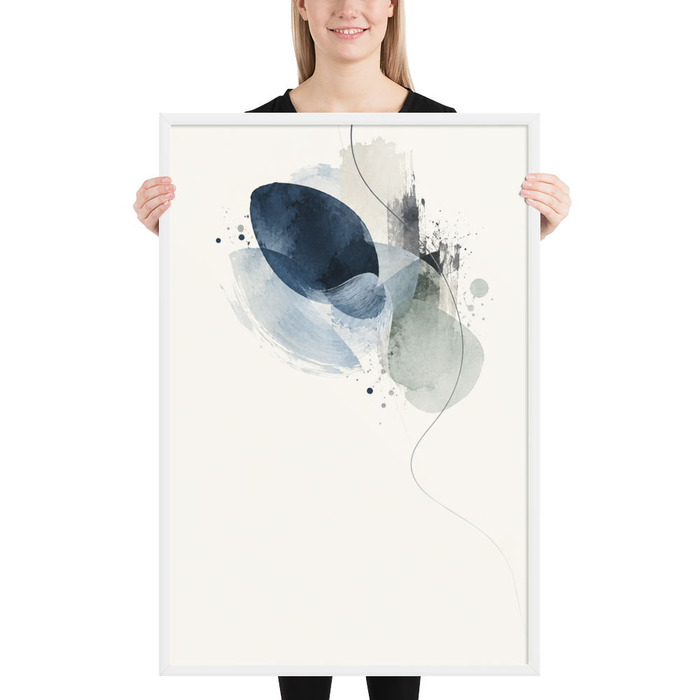 Blue Echo | color:white | size:24x36 | view:person