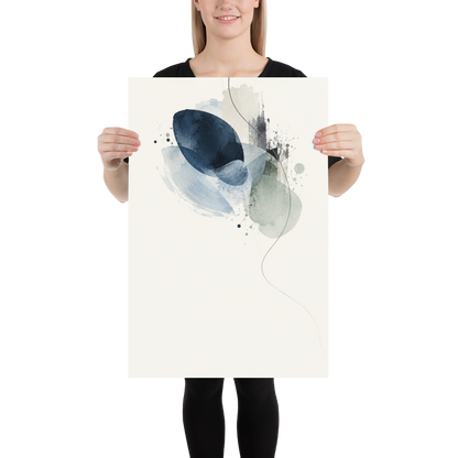 Blue Echo art poster | size:20x30 | view:person