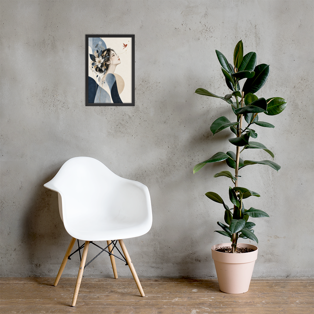 Blue Reverie | color:black | size:12x18 | view:lifestyle