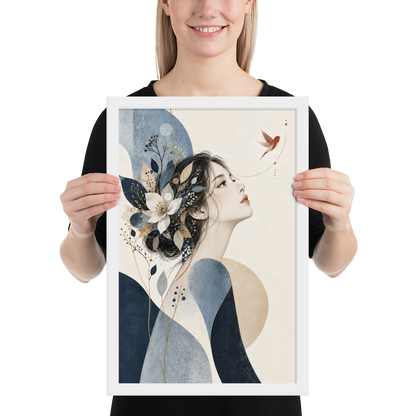 Blue Reverie | color:white | size:12x18 | view:person