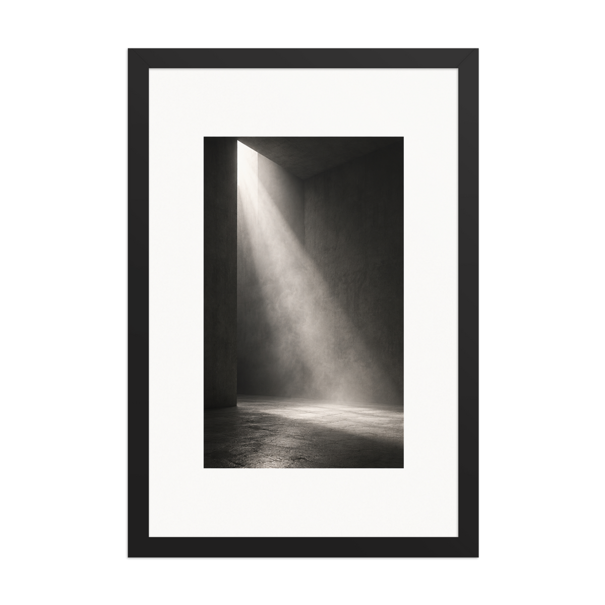 Falling Light | color:black | size:12x18 | view:front