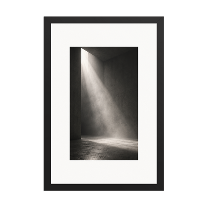 Falling Light | color:black | size:12x18 | view:front