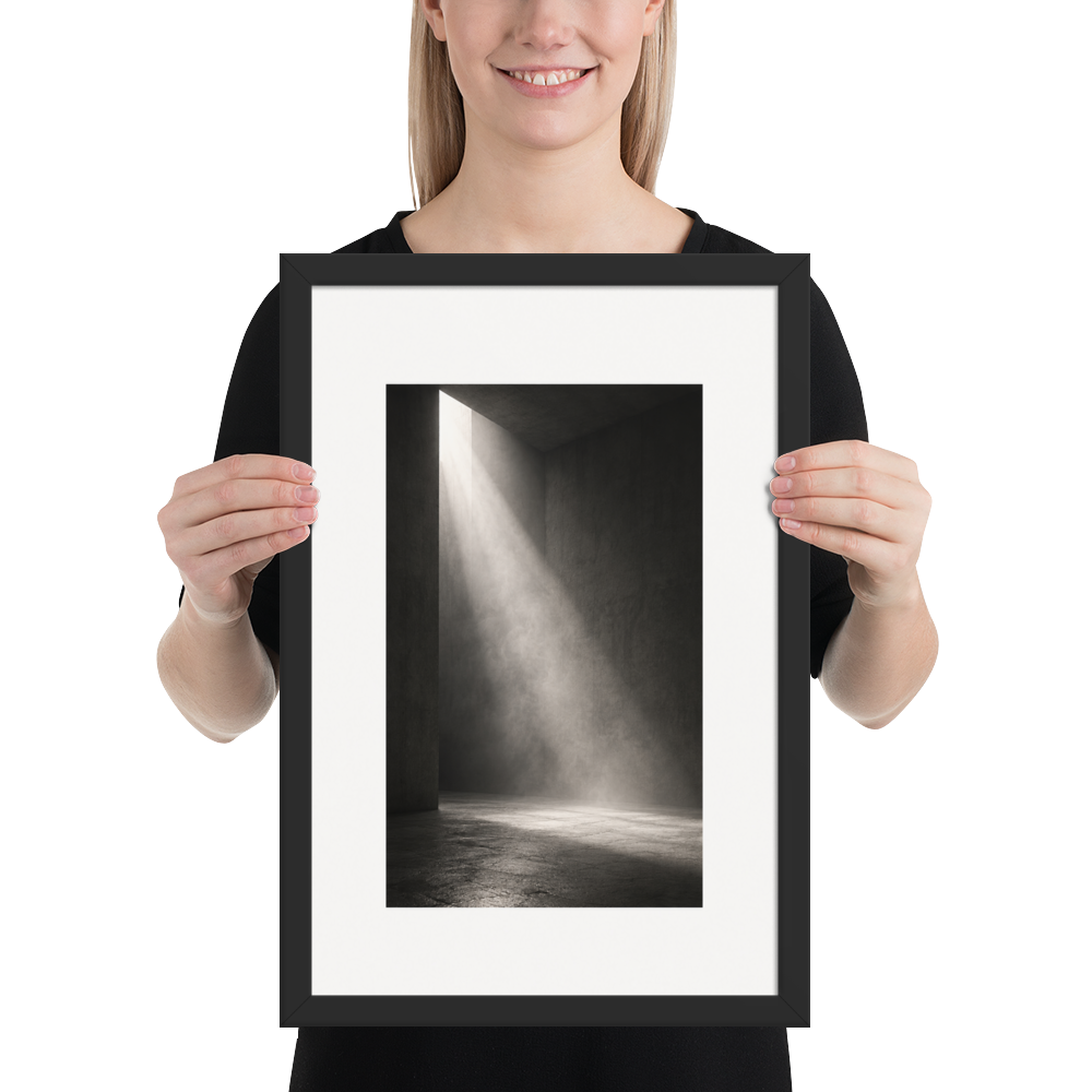 Falling Light | color:black | size:12x18 | view:person
