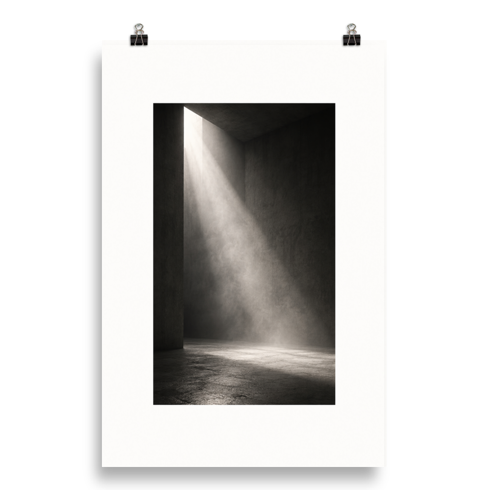 Falling Light art poster, 20×30 in — clean front view