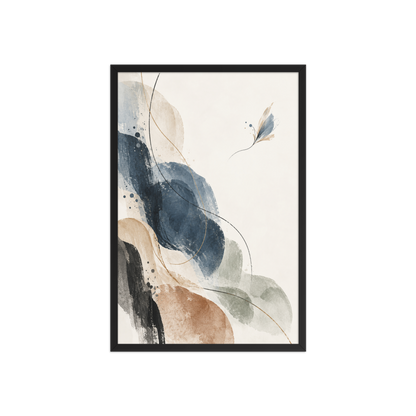 Indigo Drift | color:black | size:20x30 | view:front