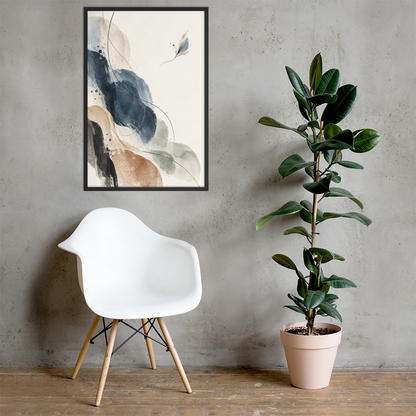 Indigo Drift | color:black | size:24x36 | view:lifestyle