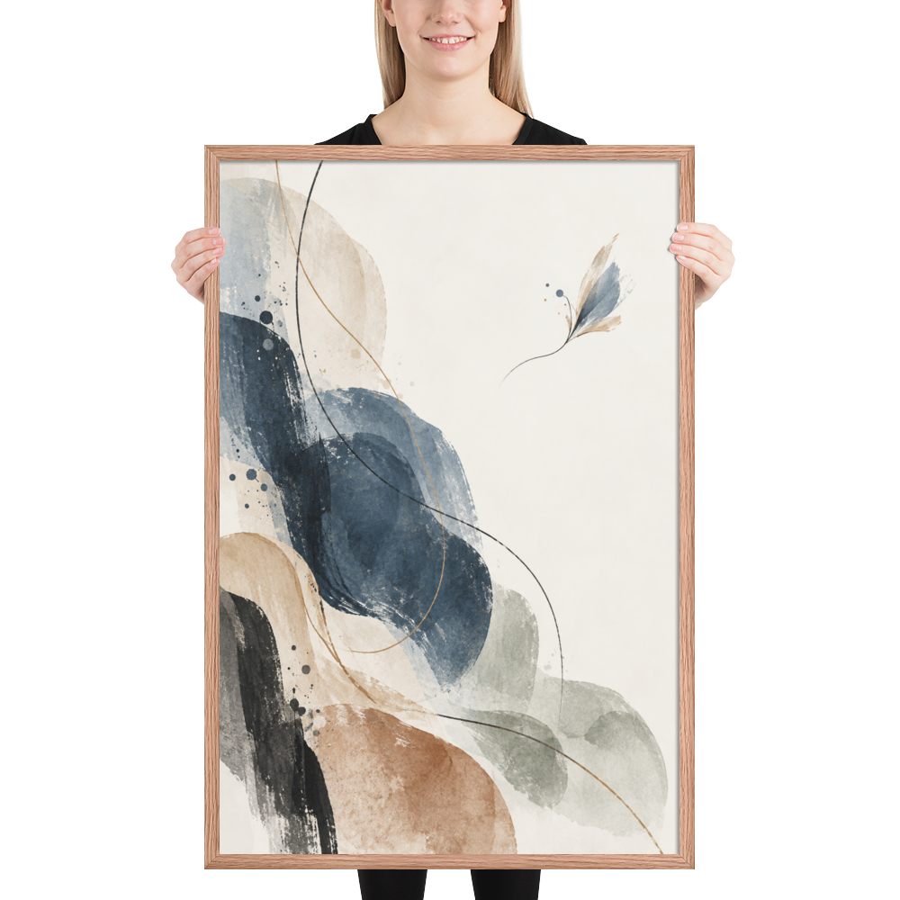 Indigo Drift | color:red-oak | size:24x36 | view:person