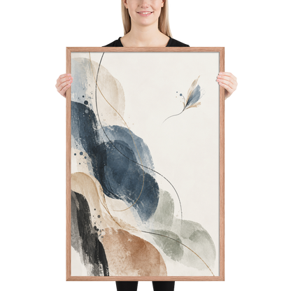 Indigo Drift | color:red-oak | size:24x36 | view:person
