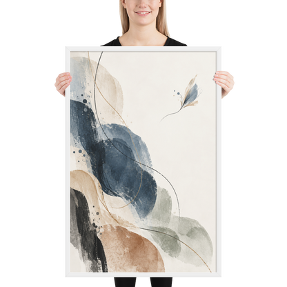 Indigo Drift | color:white | size:24x36 | view:person