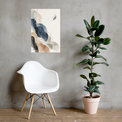 Indigo Drift art poster | size:20x30 | view:lifestyle