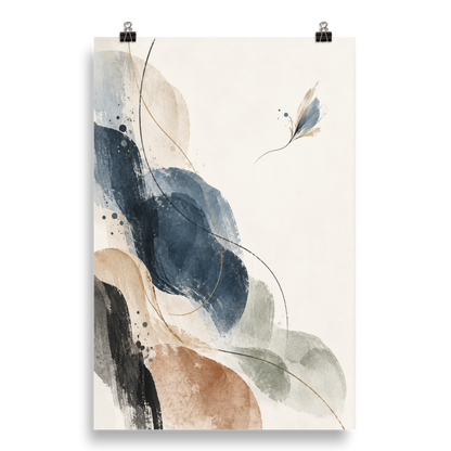 Indigo Drift art poster | size:20x30 | view:product