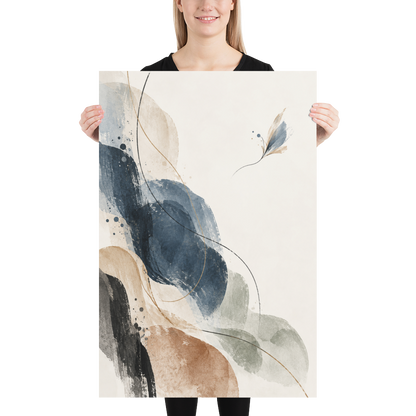 Indigo Drift art poster | size:24x36 | view:person