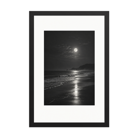 Lunar Tide | color:black | size:12x18 | view:front