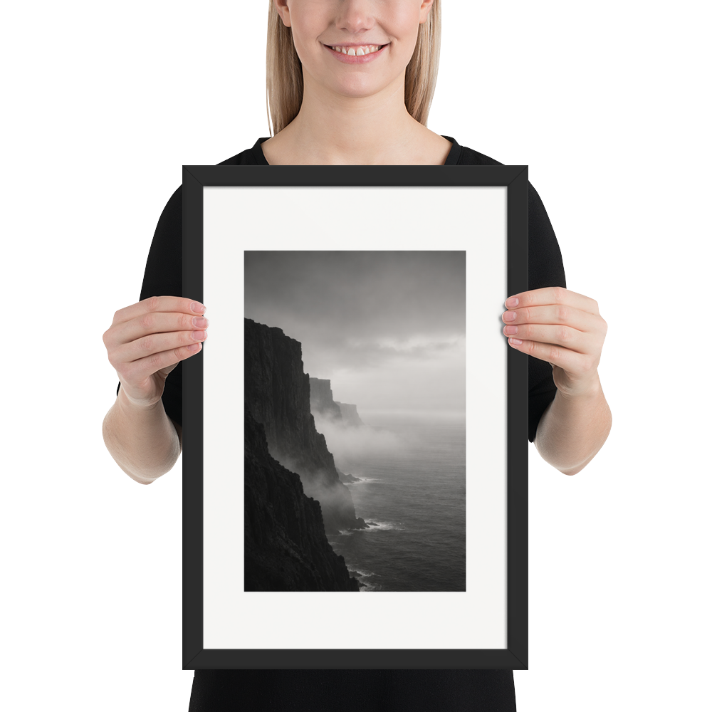Misty Coast | color:black | size:12x18 | view:person