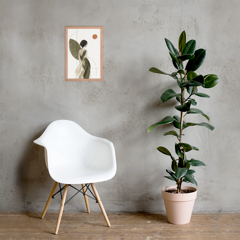 Olive Solitude | color:red-oak | size:12x18 | view:lifestyle