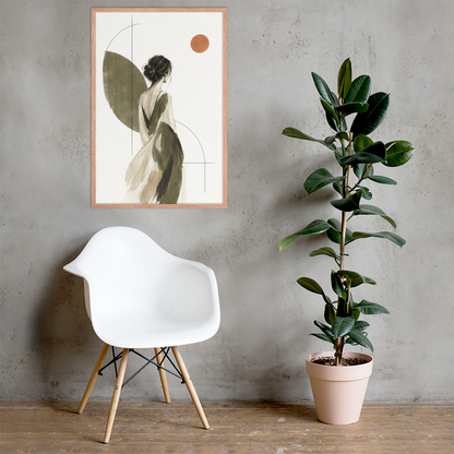 Olive Solitude | color:red-oak | size:24x36 | view:lifestyle