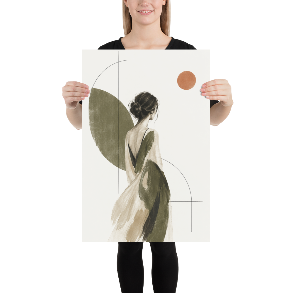 Olive Solitude art poster | size:20x30 | view:person