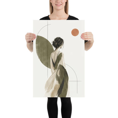 Olive Solitude art poster | size:20x30 | view:person