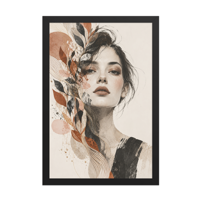 Petal Veil | color:black | size:12x18 | view:front