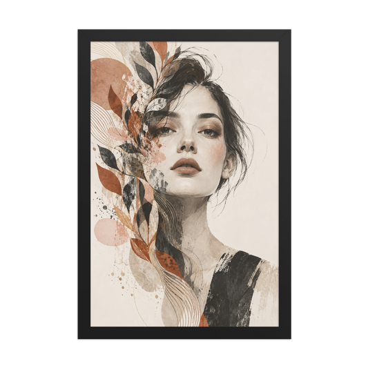 Petal Veil | color:black | size:12x18 | view:front
