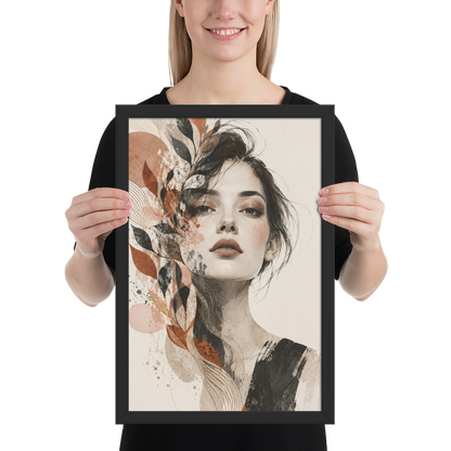 Petal Veil | color:black | size:12x18 | view:person