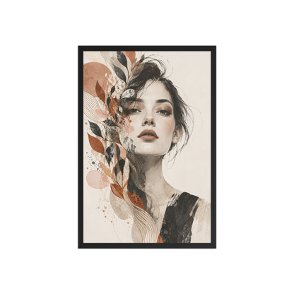Petal Veil | color:black | size:20x30 | view:front
