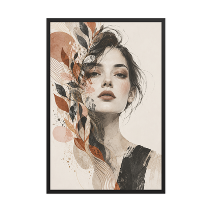 Petal Veil | color:black | size:24x36 | view:front