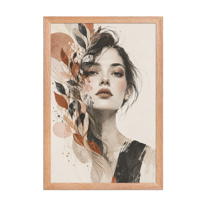 Petal Veil | color:red-oak | size:12x18 | view:front