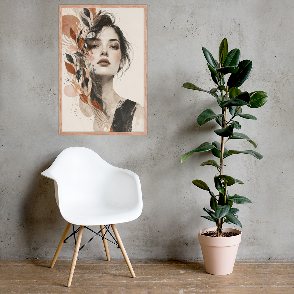 Petal Veil | color:red-oak | size:24x36 | view:lifestyle