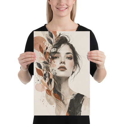 Petal Veil art poster | size:12x18 | view:person