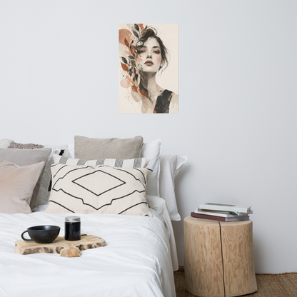 Petal Veil art poster | size:20x30 | view:lifestyle