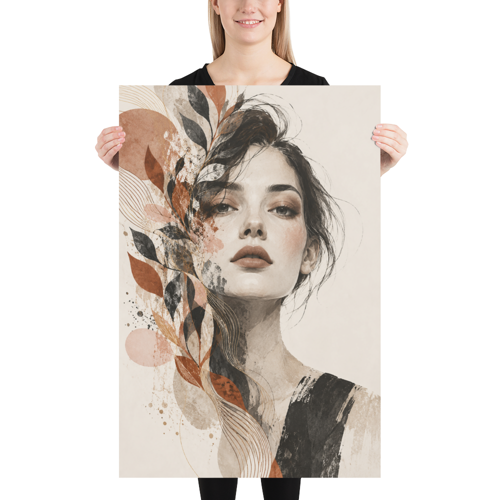 Petal Veil art poster | size:24x36 | view:person