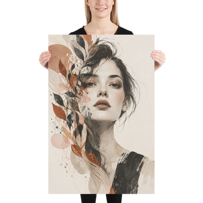 Petal Veil art poster | size:24x36 | view:person