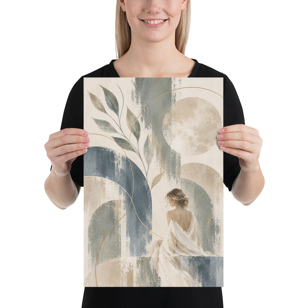 Quiet Current art poster | size:12x18 | view:person