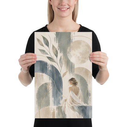 Quiet Current art poster | size:12x18 | view:person