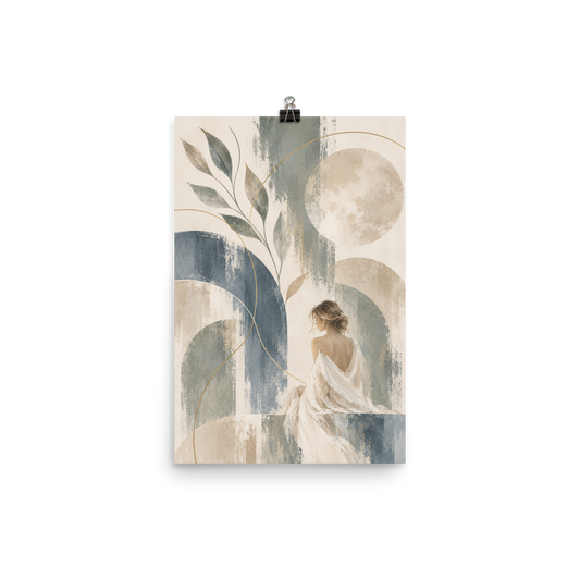Quiet Current art poster | size:12x18 | view:product