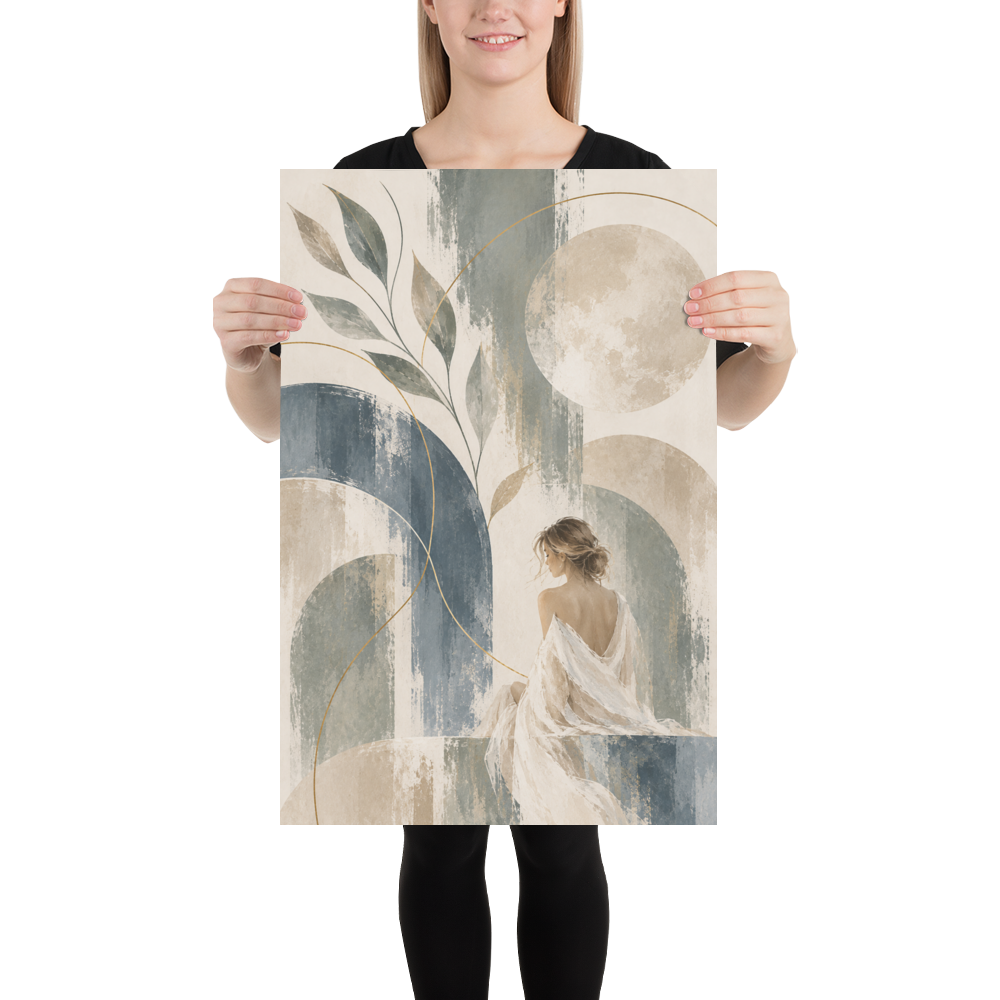 Quiet Current art poster | size:20x30 | view:person