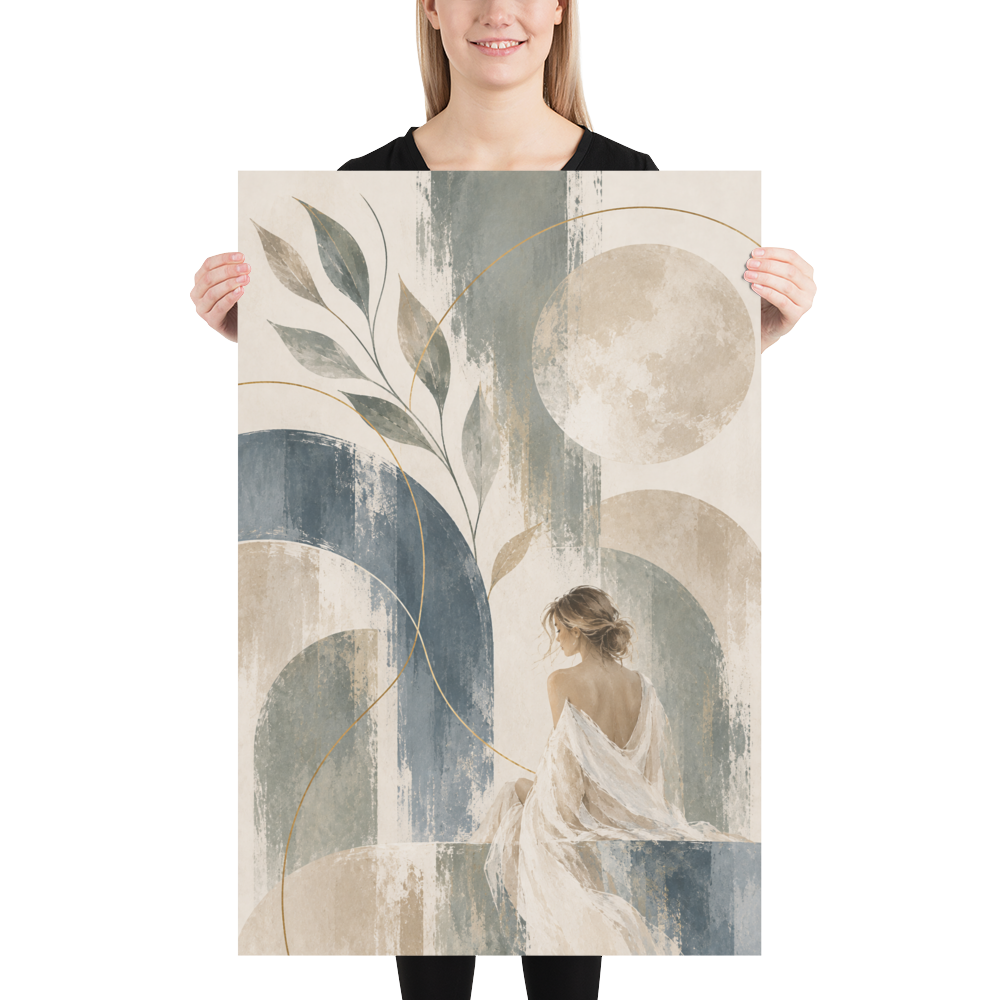 Quiet Current art poster | size:24x36 | view:person