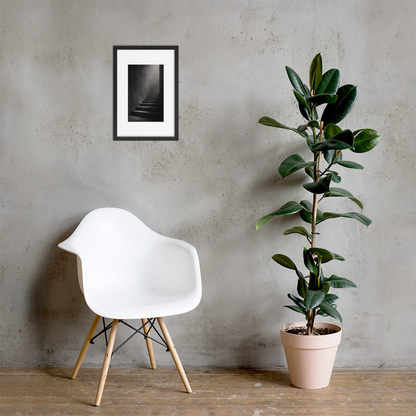 Silent Ascent | color:black | size:12x18 | view:lifestyle