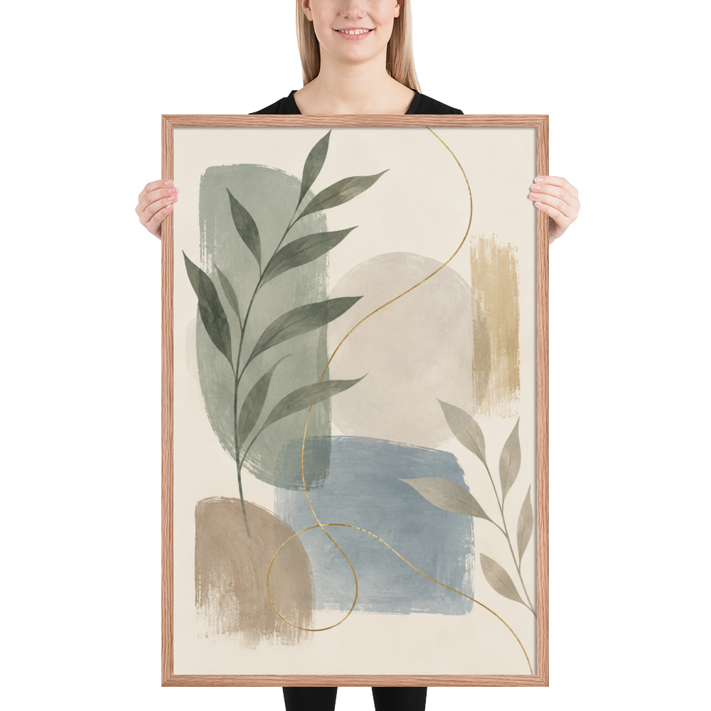 Soft Botanica | color:red-oak | size:24x36 | view:person