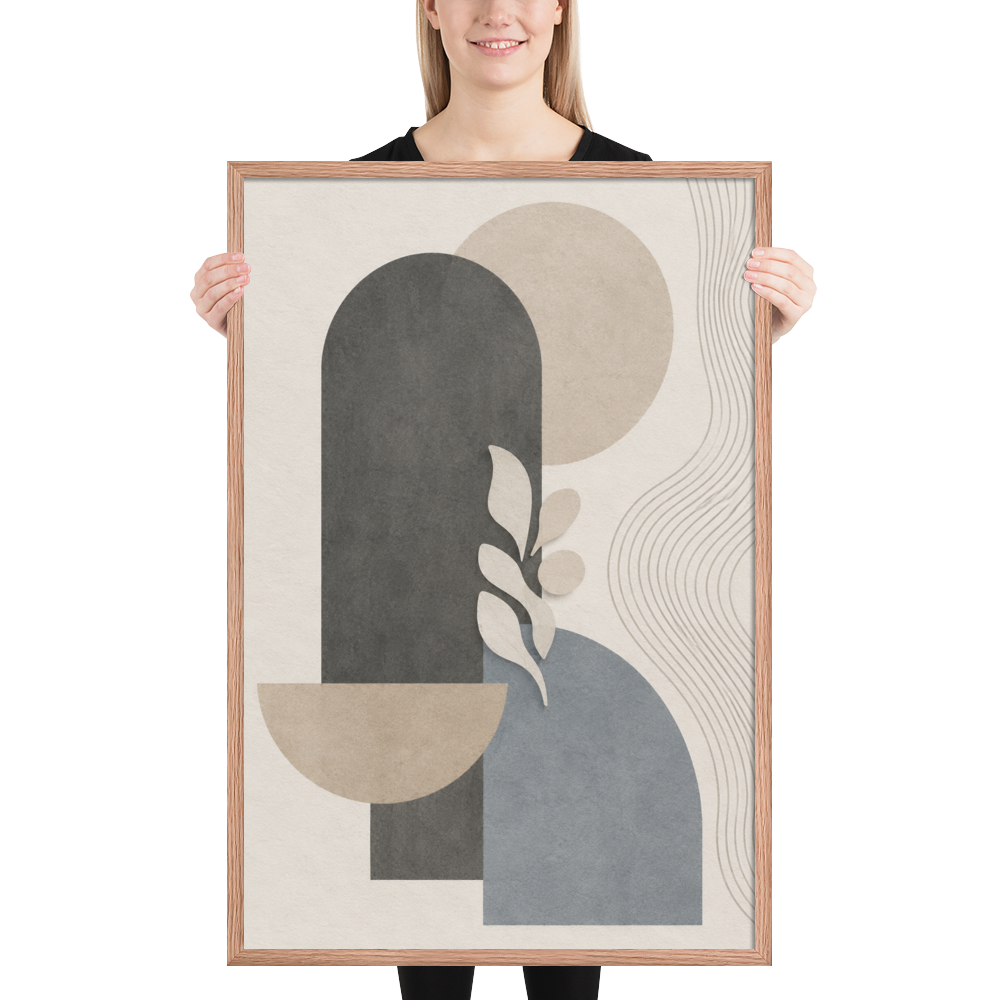 Still Arch | color:red-oak | size:24x36 | view:person