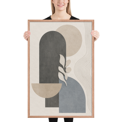 Still Arch | color:red-oak | size:24x36 | view:person