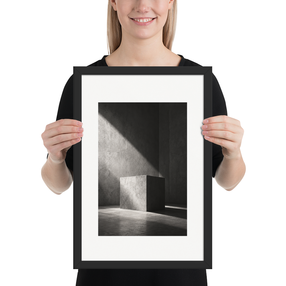 Stone Presence | color:black | size:12x18 | view:person